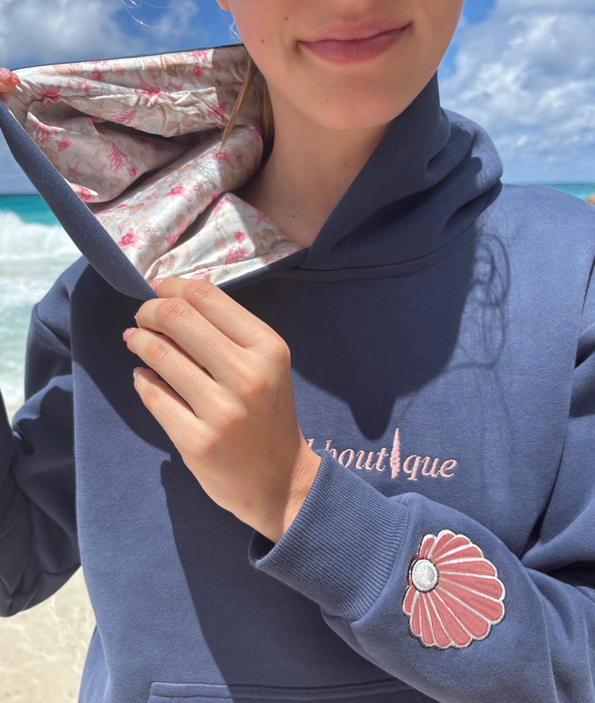 LFdeluxe - Tropical boutique hoodie🐚